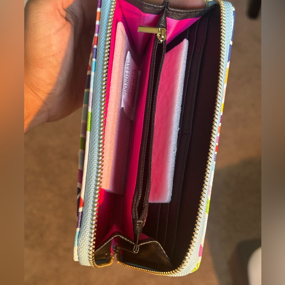 Colorful Zip-Around Wallet - Picture 3 of 3